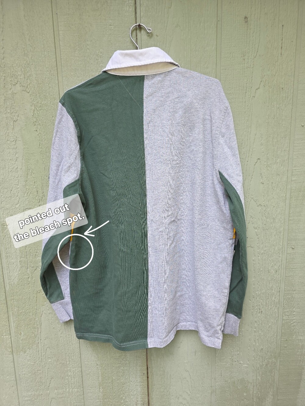 NFL Tommy Hilfiger Packers Rugby Top Green Yellow #LS10 - Picture 5 of 16